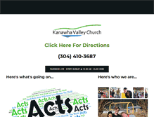 Tablet Screenshot of kanawhavalleychurch.org